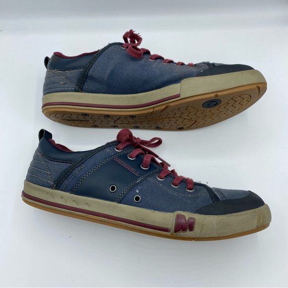 🎉HOST PICK!🎉 Men's Merrell Rant Dash Black Slate & Burgundy Red Sneakers - Picture 3 of 10